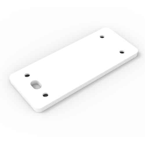 Alto Desk Mounted Return Screen Fixing Plate