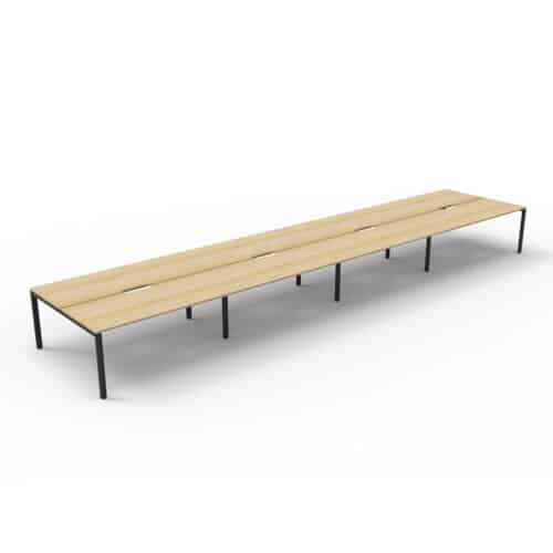 Avenger Mercury 8Person Double Sided Desk