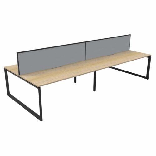 Avenger Mars 4P POD Double Desk With Mill Screen