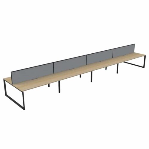 Avenger Mars 8P POD Double Desk With Mill Screen