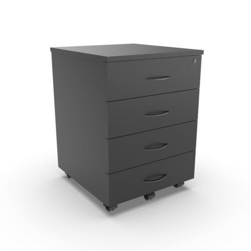 Dapper 4 Drawer Mobile Pedestal