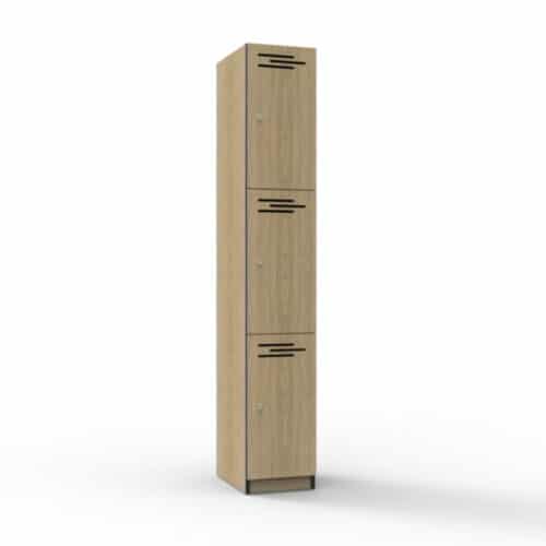 3 Door Melamine Locker