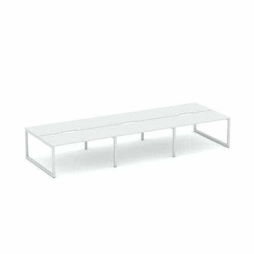 Apex Loop 6 Person Double Desk