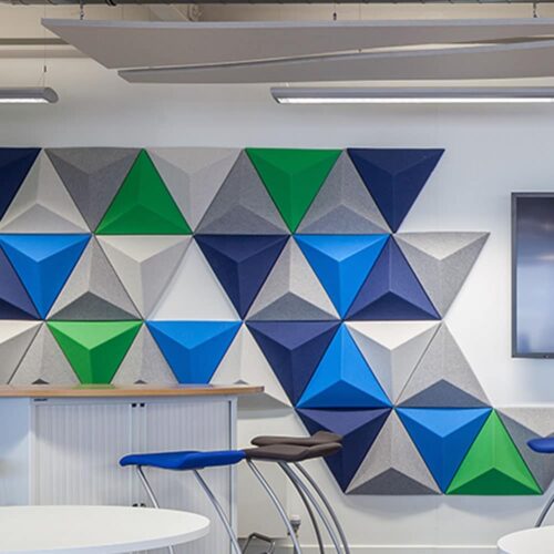 Quietspace 3D Acoustic Tiles – Pyramid