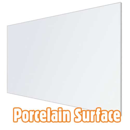 Slim Edge Porcelain Whiteboard