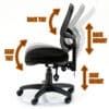 Task Mesh Chair with Drafting Kit