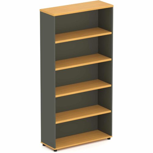 Wonder Bookcase Beech/Charcoal